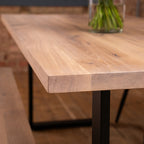 the foundry dining table oak square.